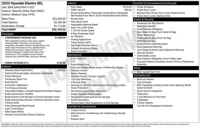 2023 Hyundai Elantra SEL