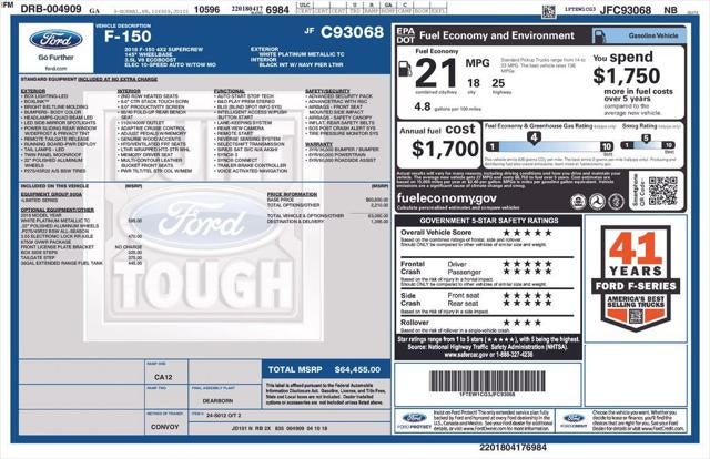 2018 Ford F-150 Limited