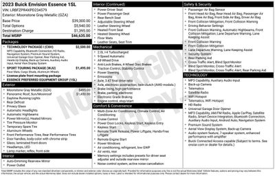 2023 Buick Envision Essence AWD