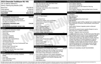 2023 Chevrolet TrailBlazer RS