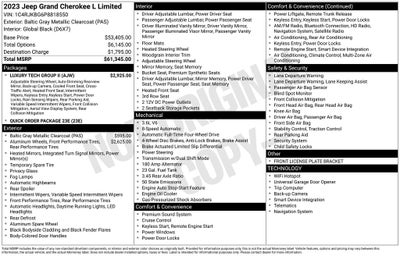 2023 Jeep Grand Cherokee L Limited 4x4