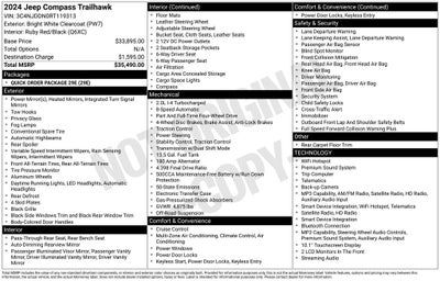 2024 Jeep Compass Trailhawk 4x4