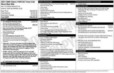 2021 GMC Sierra 1500 SLT