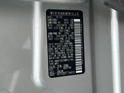 2022 Nissan Rogue Platinum