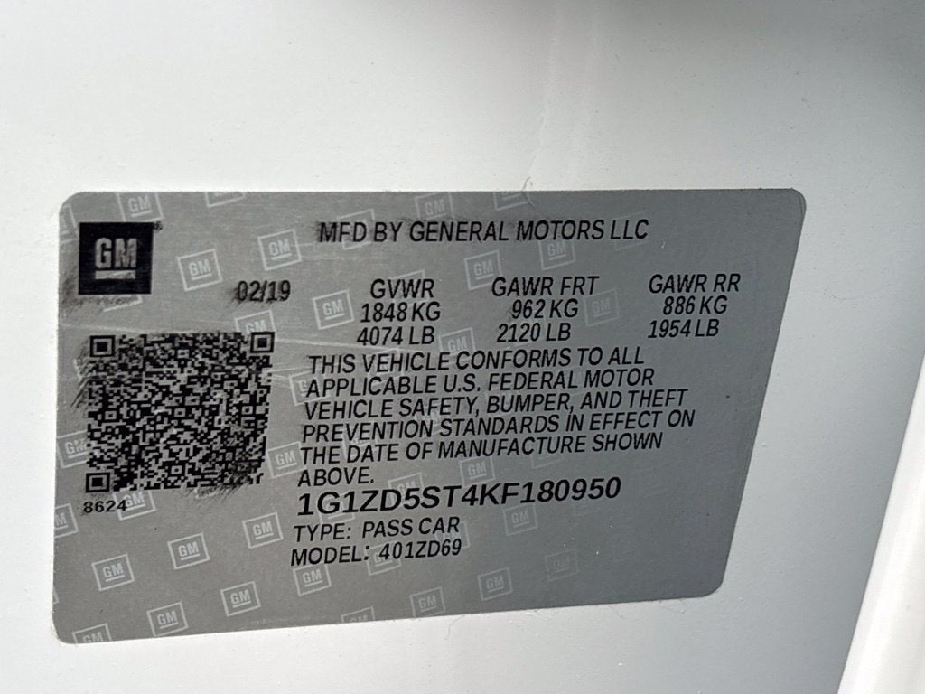 2019 Chevrolet Malibu LT
