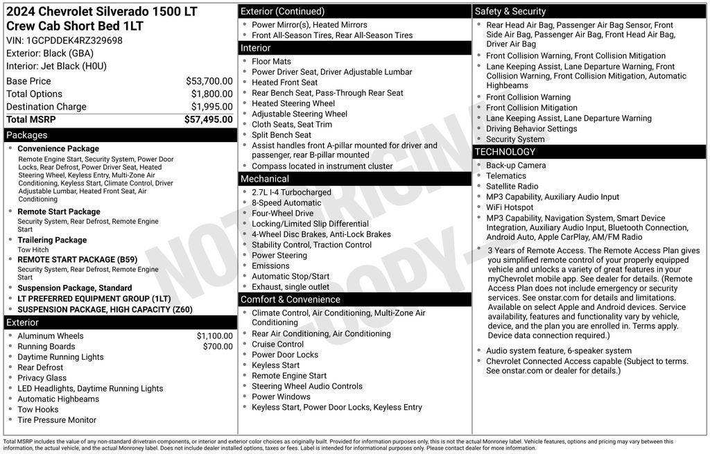 2024 Chevrolet Silverado 1500 LT
