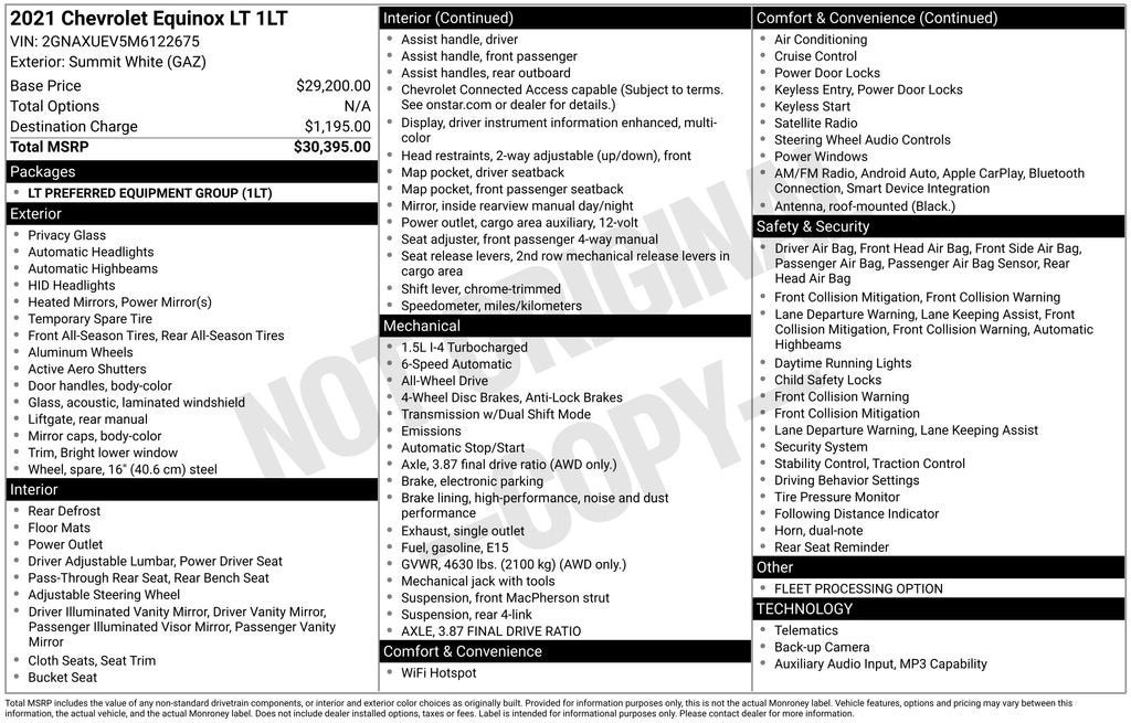 2021 Chevrolet Equinox LT