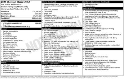 2024 Chevrolet Blazer 2LT