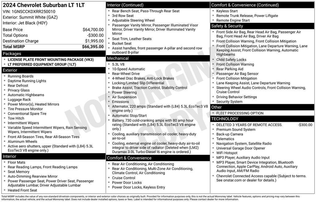 2024 Chevrolet Suburban Base