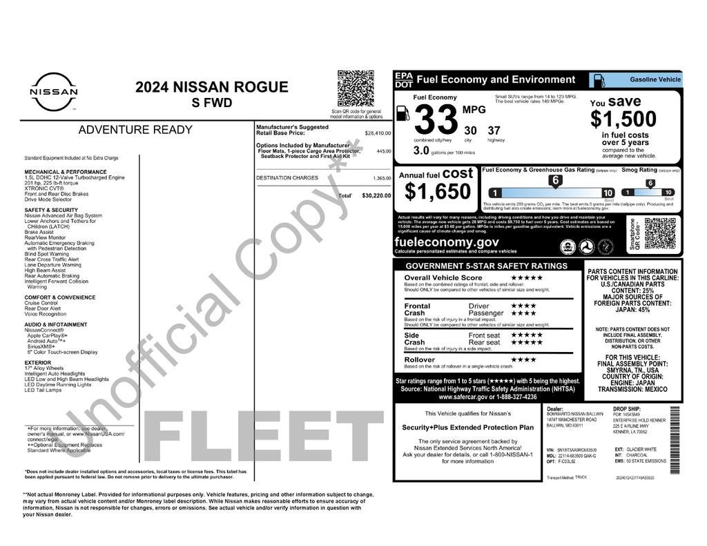 2024 Nissan Rogue Base