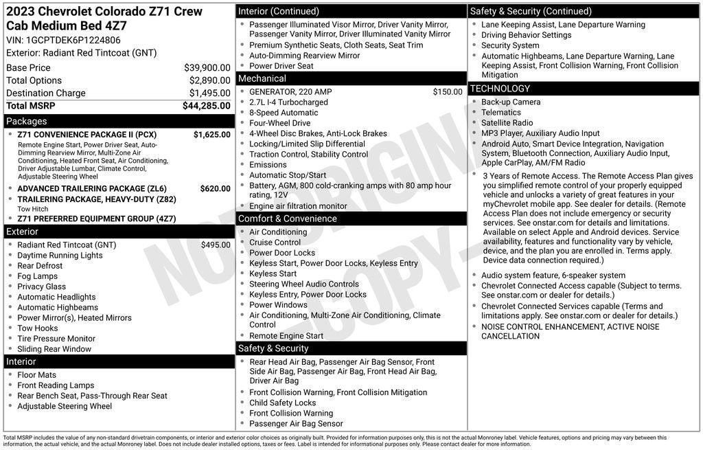 2023 Chevrolet Colorado Base