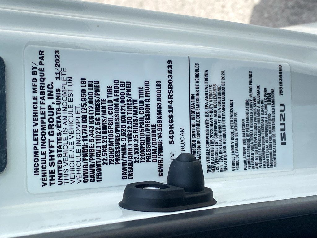 2024 Isuzu FVR DERATED 236 WB